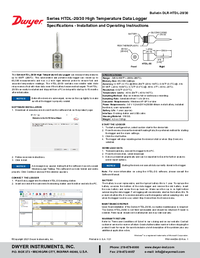 Thumbnail of document Manual - HTDL-20/30 High Temp. Data Logger